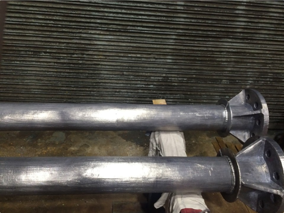 湿式電気集塵機（ミストコットレル）鉛グリット材